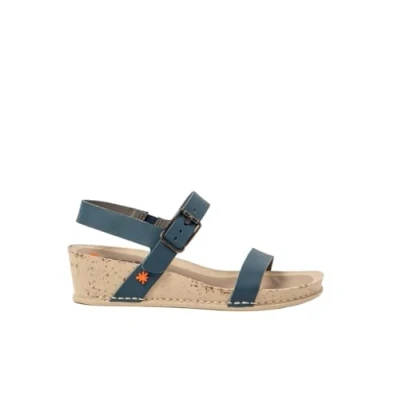 Afbeelding van Art Imagine Damessandalen met sleehak, Nappa Jeans