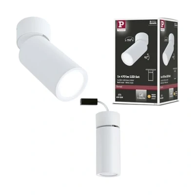 Afbeelding van Paulmann Turnal Coin 3SD ABL weiß 93087 LED opbouwlamp 6 W Wit (mat)