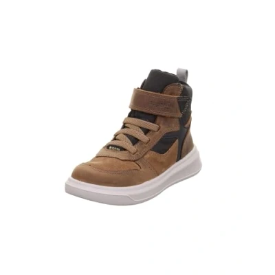 Afbeelding van Superfit Cosmo Veterboots voor kinderen, Maat: 34, Braun/schwarz Nubukleer/ textiel