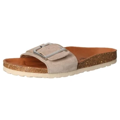 Afbeelding van Cosmos Comfort Muiltjes beige, Dames, Maat: 41, Beige Leer