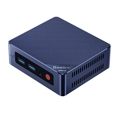 Afbeelding van Beelink mini PC, S13 computer met Twin Lake N150 (4C/4T), Max Turbo 3,6 GHz, 16G SO DIMM DDR4 3200MHz, 500G M.2 PCIe 3.0 NVMe SSD, ondersteunt WiFi 6/1000Mbps LAN/BT 5.2/Dual HDMI/Max 25W