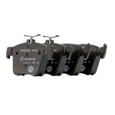Afbeelding van HELLA 8DB 355 020 261 Remblokkenset Niet geschikt voor slijtage waarschuwingscontact VOLKSWAGEN: Golf 7, 7 Variant, Passat B8 Variant