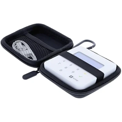 Afbeelding van foto kontor Hoes compatibel met SumUp Air Betaalterminal harde beschermhoes opslag kaartlezer schokbestendig stofdicht waterdicht draagtas accessoires zwart
