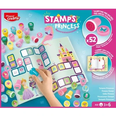 Image de Boîte 52 Tampons Maped Creativ Princesses