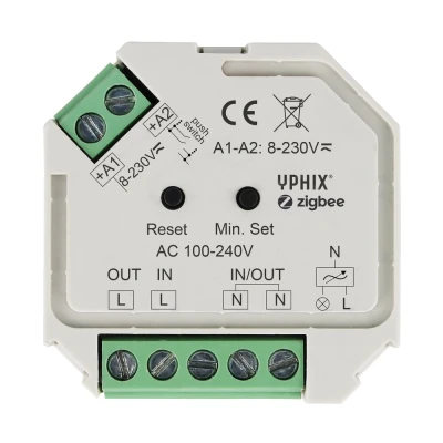 Afbeelding van Yphix Draadloze Led Dimmer Zigbee 230v LEDdirect.nl