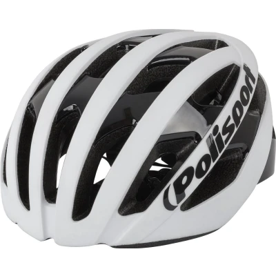 Afbeelding van Fietshelm Polisport Light Pro M 54 58 cm mat wit zwart