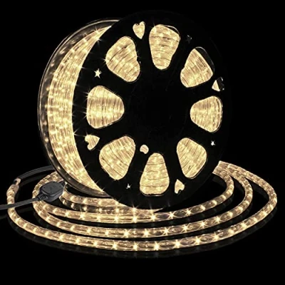 Afbeelding van Forever Speed led lichtbuis, 50 m, lichtbuizen voor binnen en buiten, tuin, Kerstmis, bruiloft, feest, woonkamer, slang, IP65, warm wit