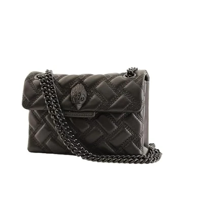 Afbeelding van Kurt Geiger London MINI Kensington Drench Schoudertas, Dames, Maat: One Size, Black