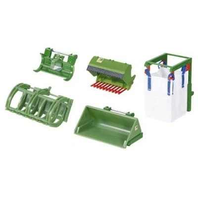 Image de SIKU 3658 VÉHICULE MINIATURE SANS PILES SET ACCESSOIRES POUR CHARGEUR FRONTAL ECHELLE 1:32