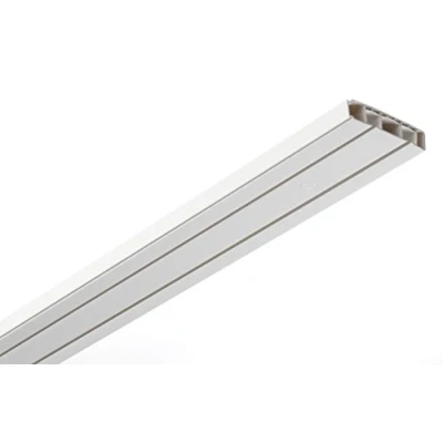 Afbeelding van Gardinia Gordijnrailset, complete set met dubbele rail, incl. montagemateriaal, 3x 120 cm, wit