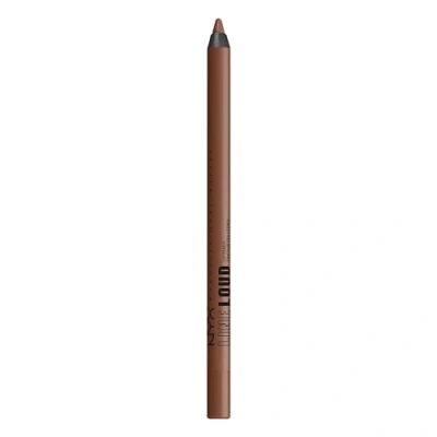 Image de NYX Professional Makeup Crayon à Lèvres Mat, Sans transfert, Waterproof, Bavure, Longue Tenue, Line Loud, 07 Total Baller
