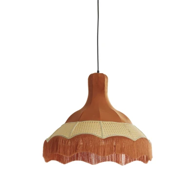 Afbeelding van Light &amp; Living Hanglamp MIZIA Ø60x53cm Oranje