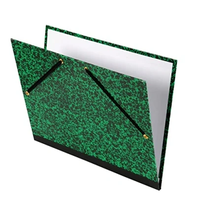 Image de Canson Dossier, 2 angulaire et fermeture avec élastique, 1 pièce 320x450 mm vert