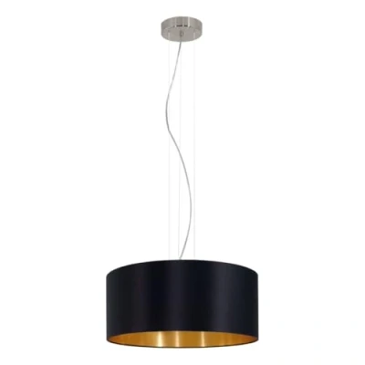 Afbeelding van Eglo Hanglamp Maserlo Goud &amp; Zwart