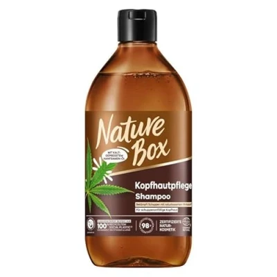 Afbeelding van Nature Box Hennepzaad Shampoo Haarverzorging Voordeelverpakking 6 x 385 ml