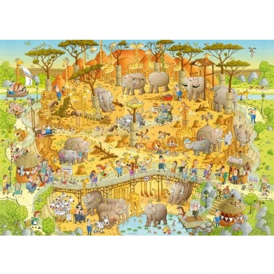 Afbeelding van Puzzel African Habitat 1000 Heye 29639