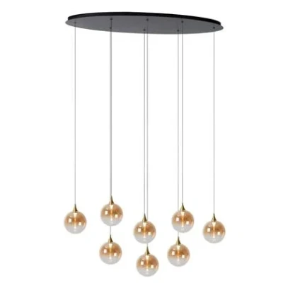 Afbeelding van Lucide Gisela hanglamp led dimb 8x3,9W 2700K amber