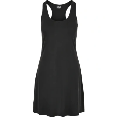 Afbeelding van Urban Classics Racer Etuijurk, Dames, Maat: XS, Schwarz