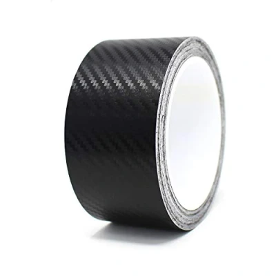 Afbeelding van Decoratieve plakstrips voor auto, motorfiets, boot, modelbouw, vele kleuren, lengte 10 m (carbon zwart, 30 mm)