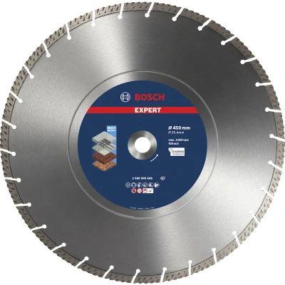 Image de BOSCH 2608900668 Disque de coupe expert diamanté Multi Material 450 x 25,40 3,3 15 mm