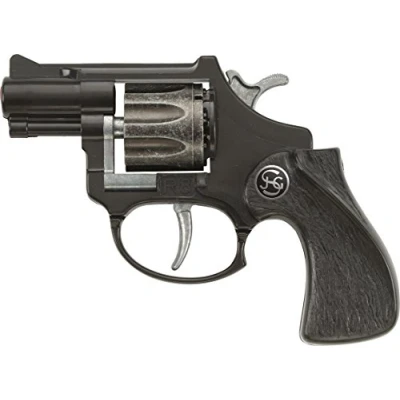 Image de Pistolet en métal et plastique R8 8 coups : 12 cm