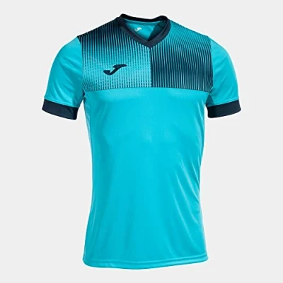 Afbeelding van Women&#039;s T shirt Joma Eco Supernova Fluor Turq Navy L