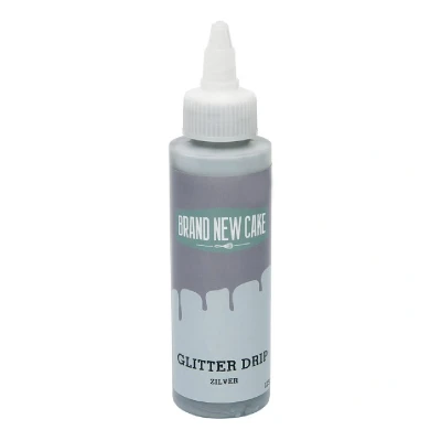 Afbeelding van BrandNewCake Glitter Drip Zilver 125g