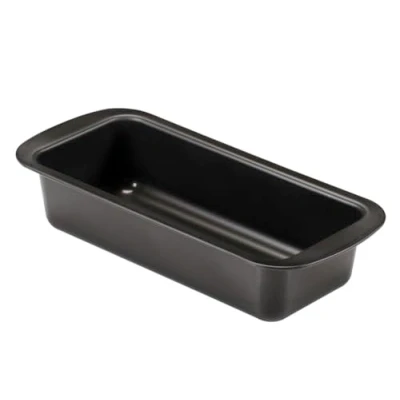 Afbeelding van FORMEGOLOSE, Pruimentaartvorm, 30 cm, staal met dubbele anti aanbaklaag, kleur zwart