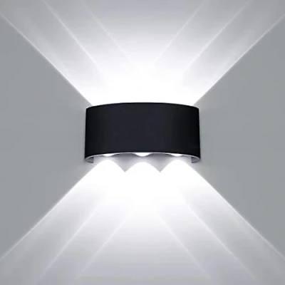 Afbeelding van HAWEE Moderne led wandlamp, up down, waterdicht, aluminium, wandlifter, led, binnen en buiten, voor badkamer, veranda, slaapkamer, hal, woonkamer, trap, 6 W, wit
