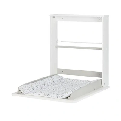 Image de Badabulle Table à langer murale Plouf compacte avec matelas