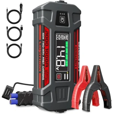 Afbeelding van Lokithor Jumpstarter J1000 Autostarter 12V Powerbank Booster 1000A 3.0 L Diesel 4.0 Benzine