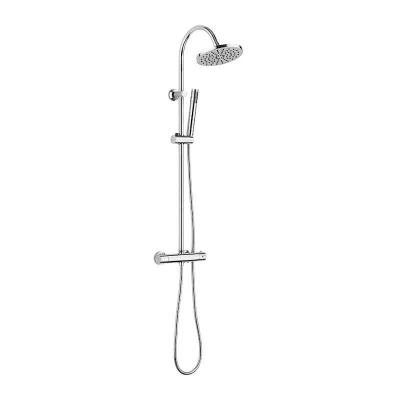 Afbeelding van Aquadesign Orly doucheset thermostaat met regendouche chroom