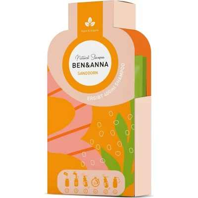 Afbeelding van Ben &amp; Anna Sanddorn Shampoo Flakes 40GR