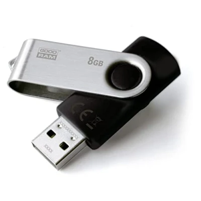 Afbeelding van Goodram UTS2 USB flash drive 8 GB Type A 2.0 Zwart, Zilver