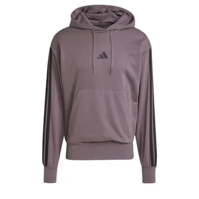 Afbeelding van adidas Sportswear Essentials 3 Stripes French Terry Hoodie Heren Grijs XS
