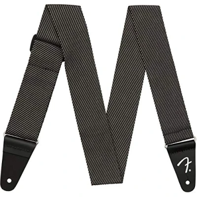 Afbeelding van Fender Moderne tweedriem, Grijze en zwarte tweed