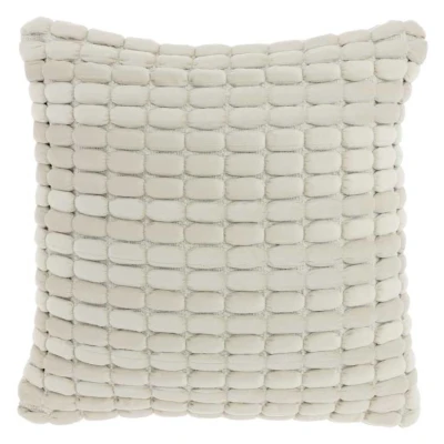 Afbeelding van Unique Living Sierkussen Kensi Dove White 45x45cm