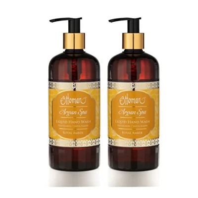 Afbeelding van Ottoman Argan Spa Royal Amber vloeibare zeep, 400 ml, 2 stuks
