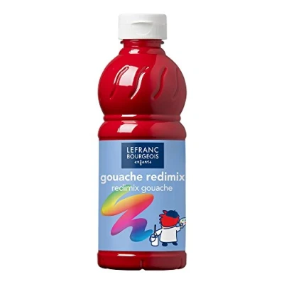 Afbeelding van L&amp;B Plakkaatverf Redimix Primary Red 500ml