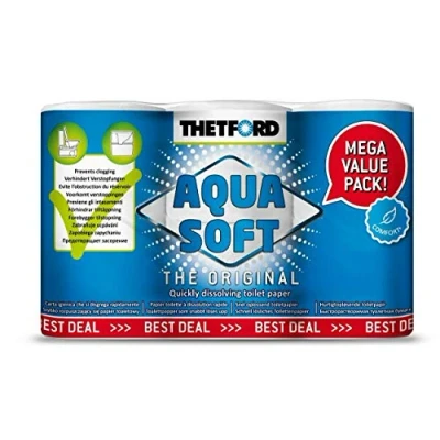 Afbeelding van Thetford Aqua Soft Promopack toiletpapier (6 Stuks)