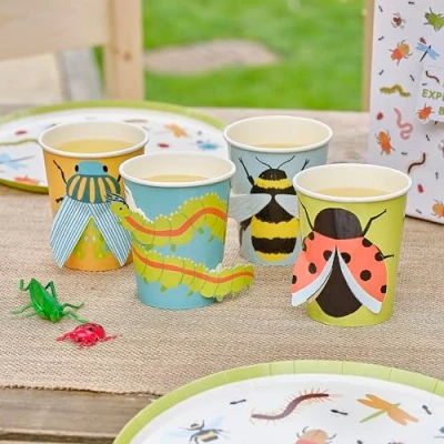 Afbeelding van Ginger ray bekers insecten 8st
