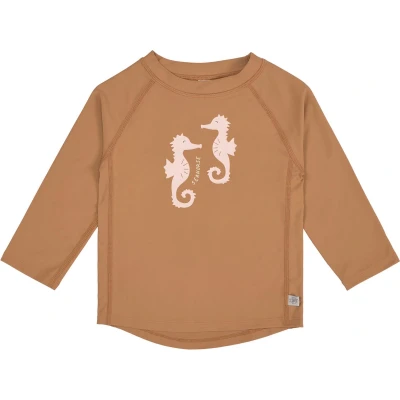 Afbeelding van Lässig Zwemshirt Rashguard Lange Mouw Splash &amp; Fun Seahorse caramel, 07 12 mnd. Maat 74/80