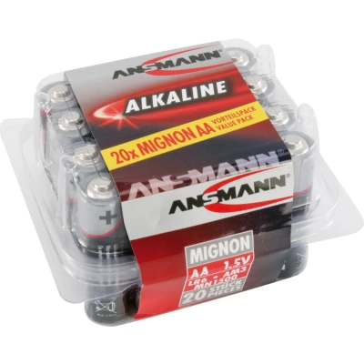 Afbeelding van Ansmann RED Alkaline Mignon / LR06 20 pack