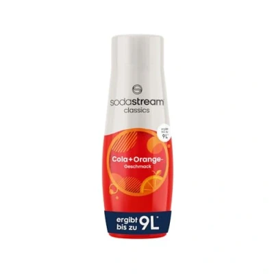 Afbeelding van SodaStream Cola en sinaasappelsiroop. 1 fles geeft 9 liter kant klare drank, bereid in slechts enkele seconden altijd vers 440 ml