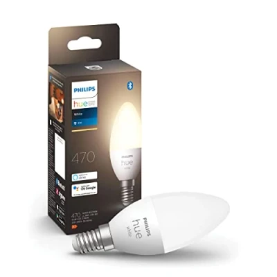 Image de Philips Hue Ampoule Smart White Blanc Chaud E14 5.5 W (32066600)
