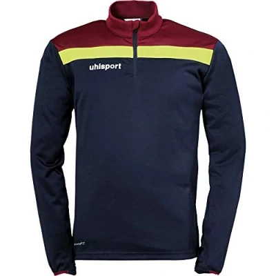 Afbeelding van Uhlsport Offense 23 Ziptop Kinderen Marine / Bordeaux Fluogeel Maat: 116