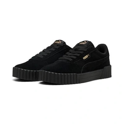 Image de PUMA Baskets Carina 3.0 SD pour femme, Black Gold, 39 EU