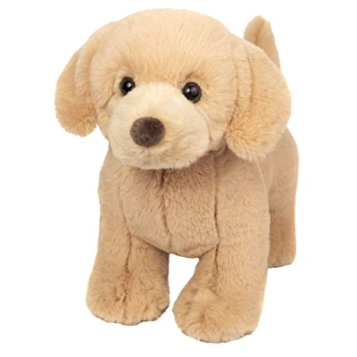 Afbeelding van Hermann Teddy Knuffeldier hond Golden Retriever pluche premium knuffels blond/beige 30 cm
