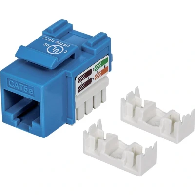 Afbeelding van Intellinet 210546 RJ45 inbouwmodule Keystone CAT 5e