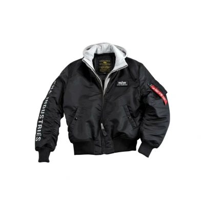 Image de Blouson Bomber Alpha Industries MA 1 D Tec SE noir / gris S